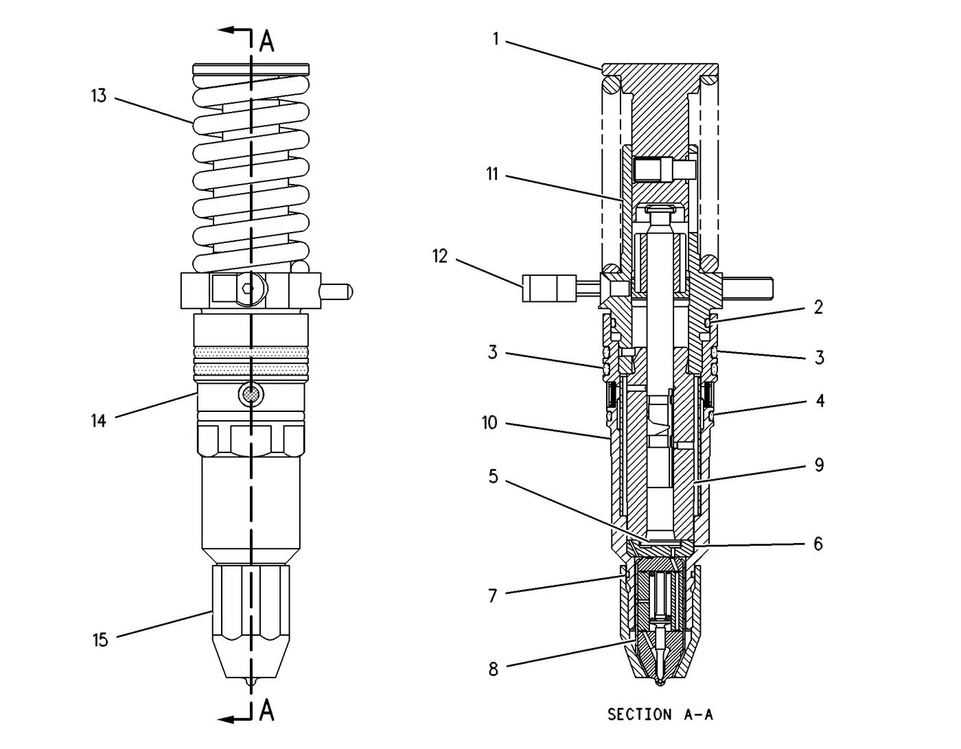 3512 · FUEL SYSTEM · 121-3563 CAT parts diagram