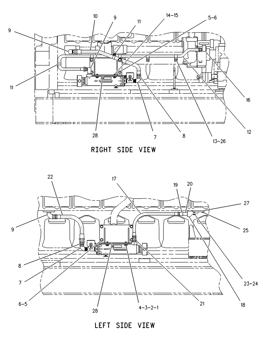 3512 · ELECTRICAL AND STARTING SYSTEM · 108-9654 CAT parts diagram