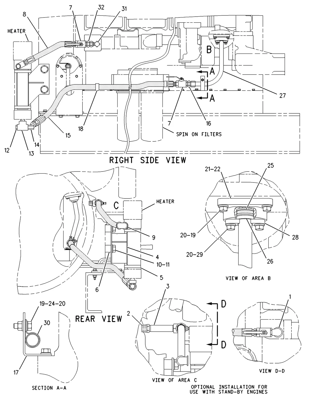 3512 · FUEL SYSTEM · 169-8612 CAT parts diagram
