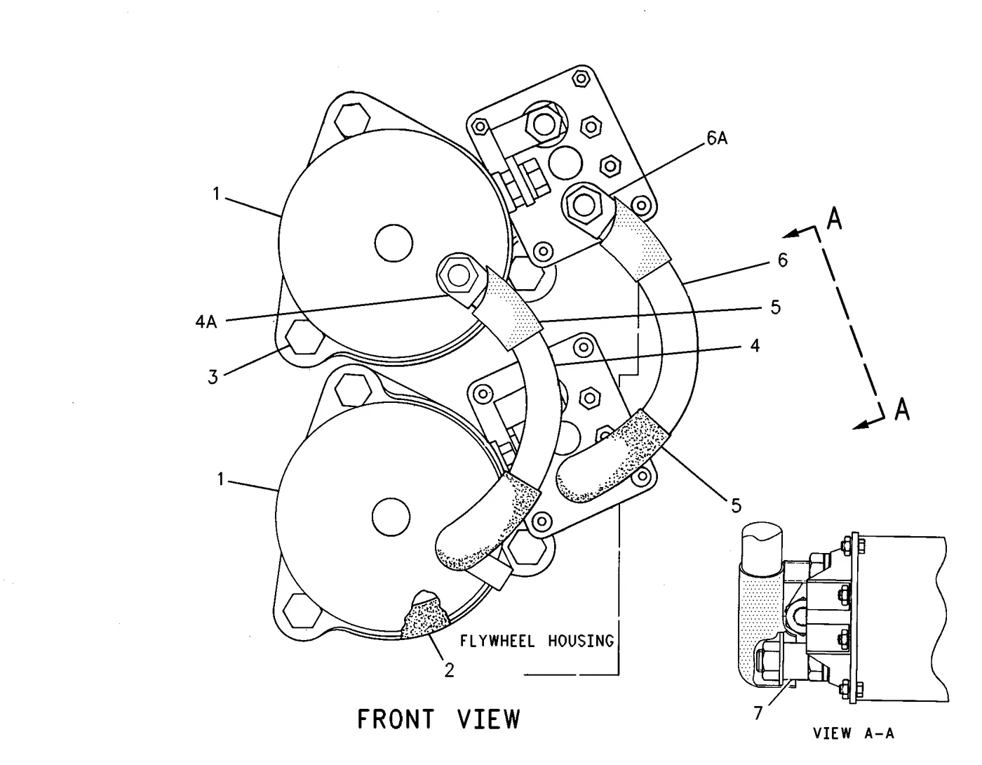 3512 · ELECTRICAL AND STARTING SYSTEM · 106-8554 CAT parts diagram