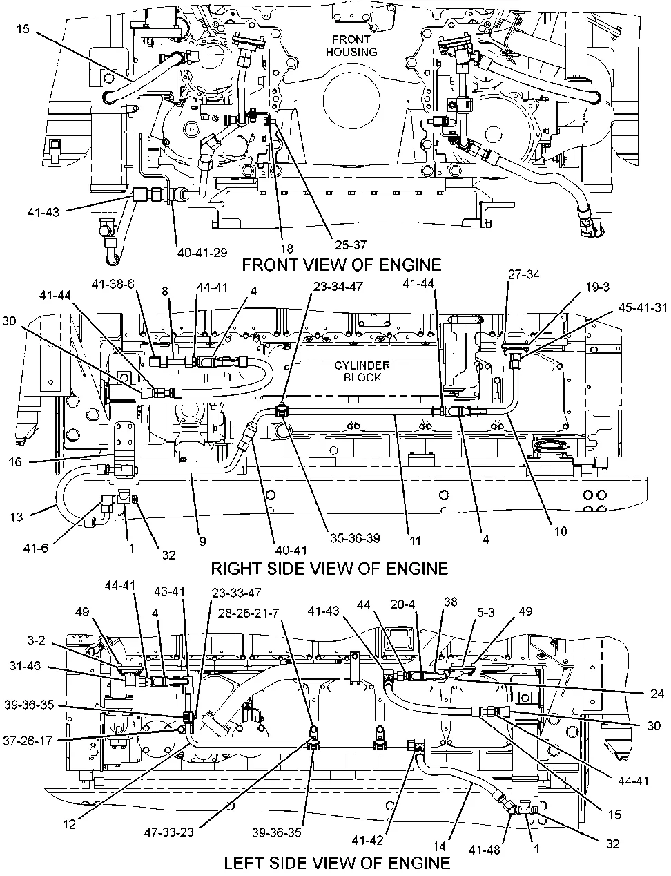 3512 · ELECTRICAL AND STARTING SYSTEM · 349-6222 CAT parts diagram
