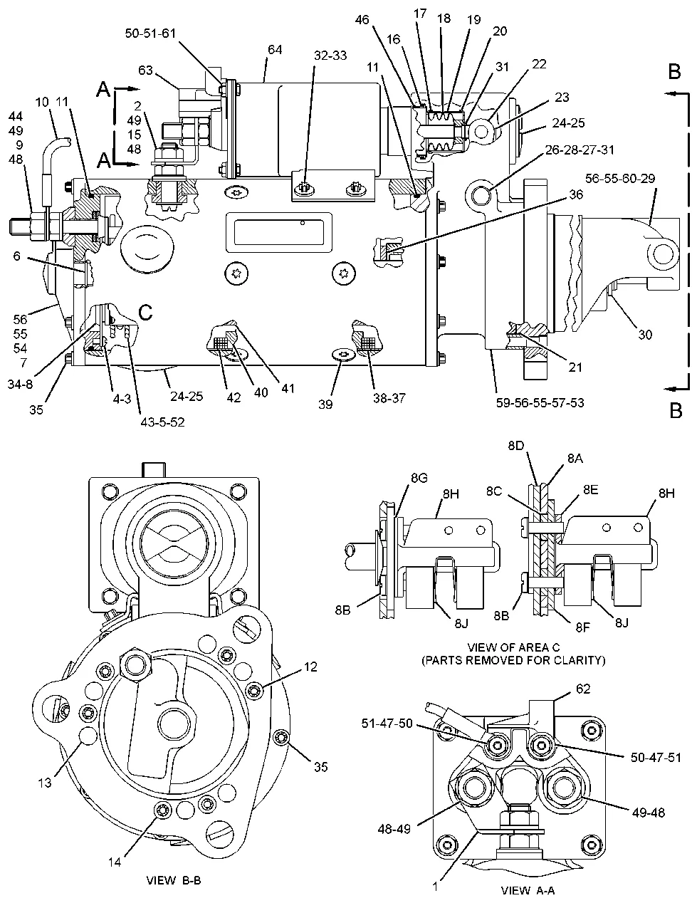 3512 · ELECTRICAL AND STARTING SYSTEM · 237-1962 CAT parts diagram