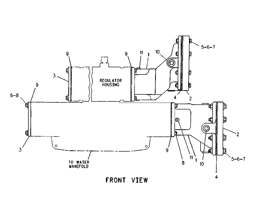 3512 · COOLING SYSTEM · 166-4377 CAT parts diagram