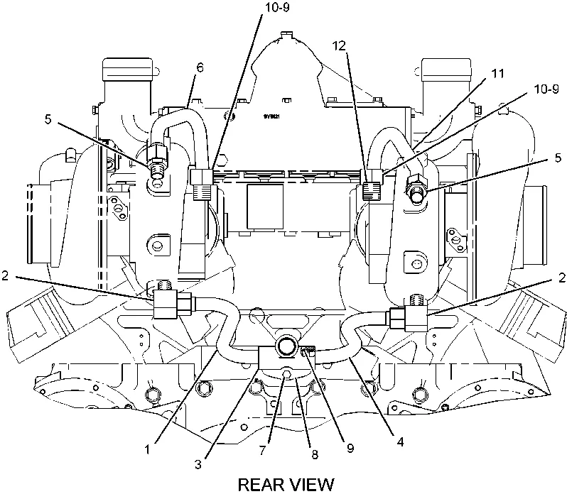 3512 · AIR INLET AND EXHAUST SYSTEM · 450-1415 CAT parts diagram