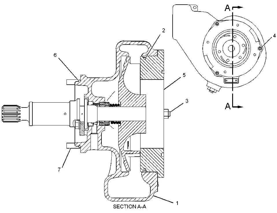 3512 · COOLING SYSTEM · 416-0609 CAT parts diagram