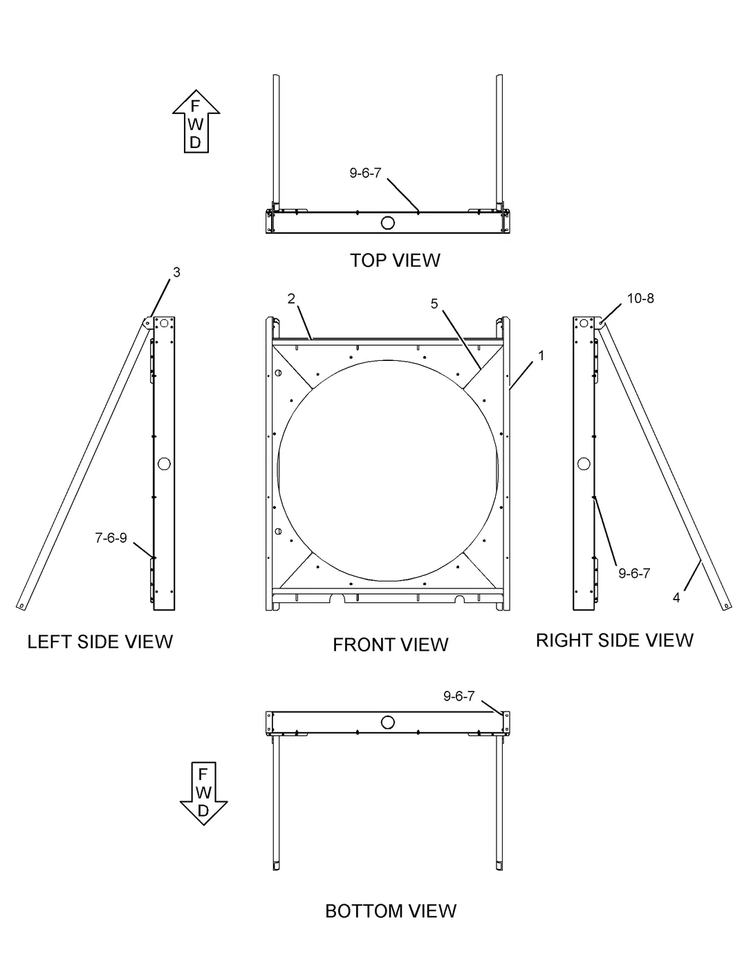 3512C · COOLING SYSTEM · 265-5621 CAT parts diagram