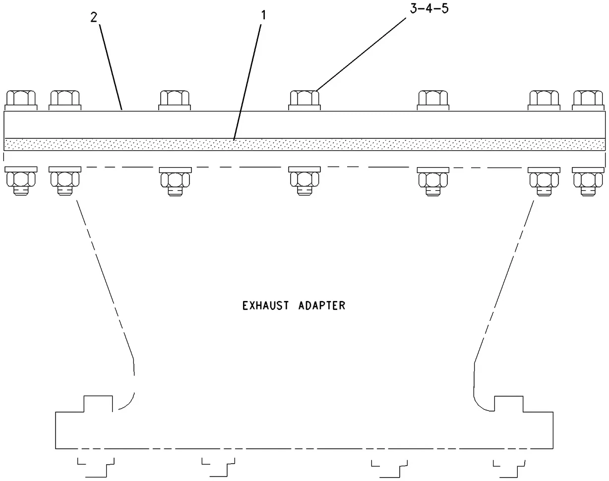 3512C · AIR INLET AND EXHAUST SYSTEM · 111-5822 CAT parts diagram