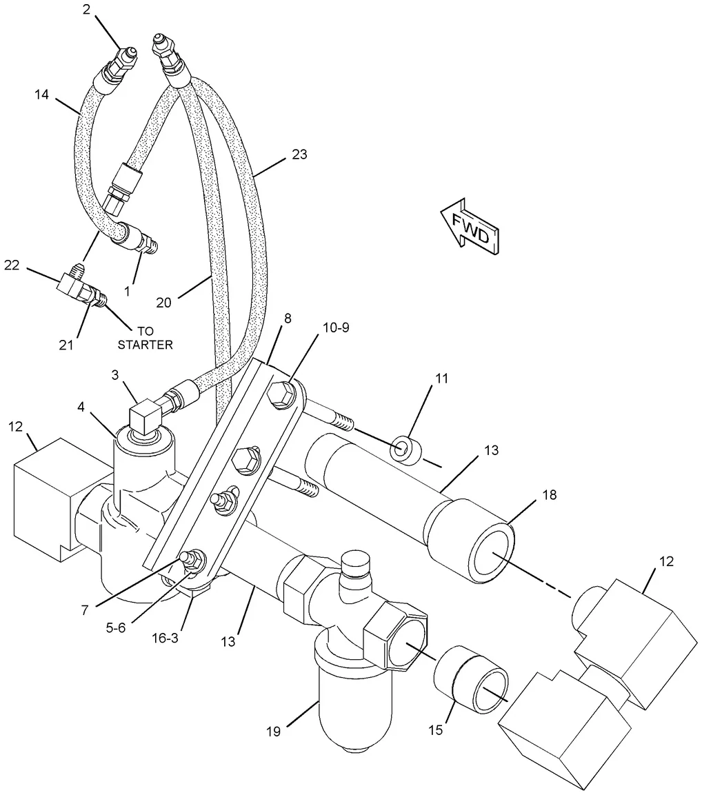 119-6282 - LUBRICATOR GP-AIR MOTOR –OR–
