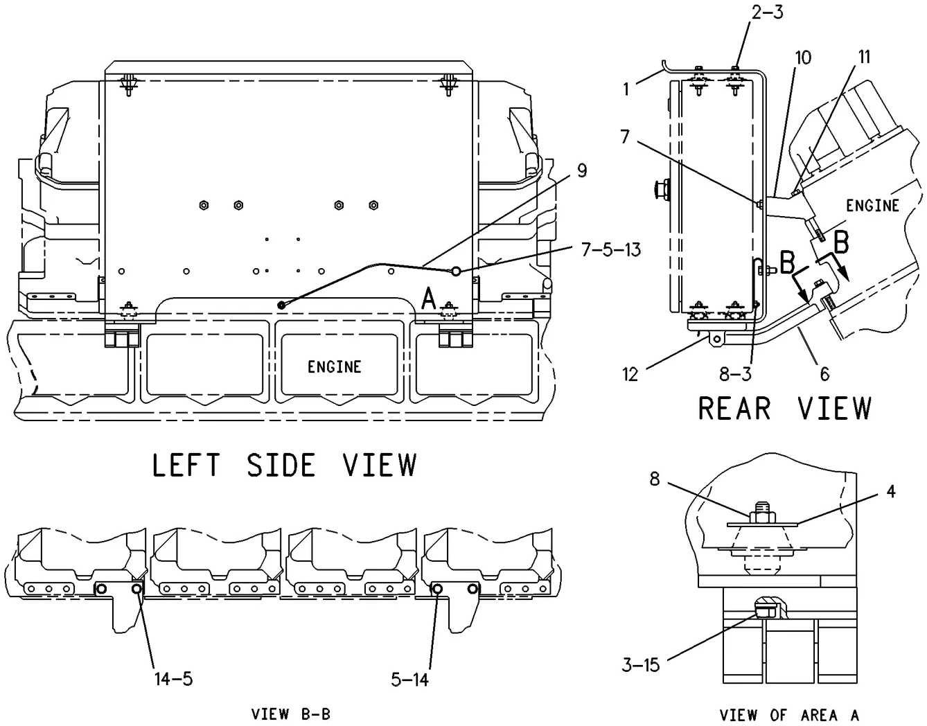 3512C · OPERATOR STATION · 107-2855 CAT parts diagram