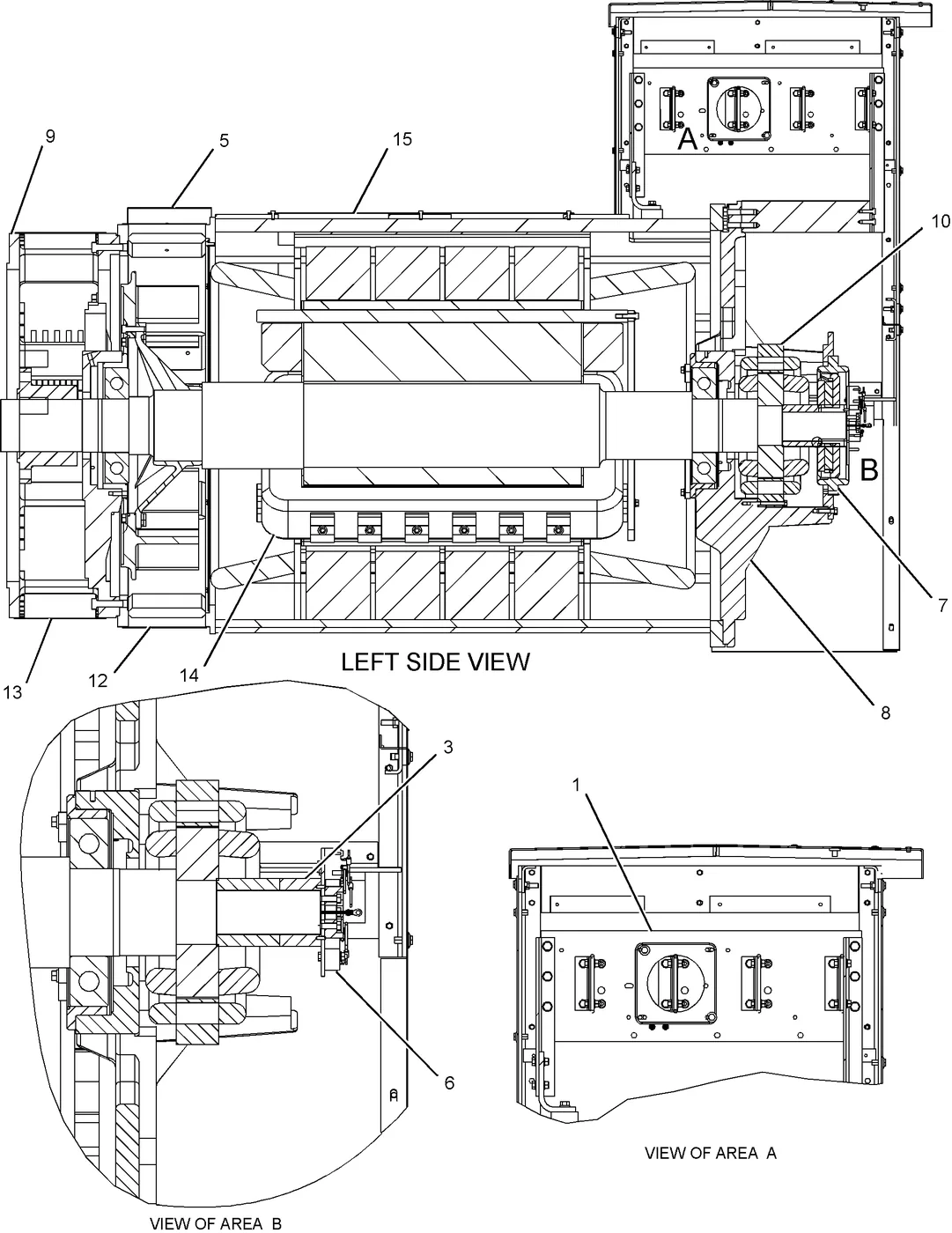 3512C · GENERATORS · 144-1826 CAT parts diagram