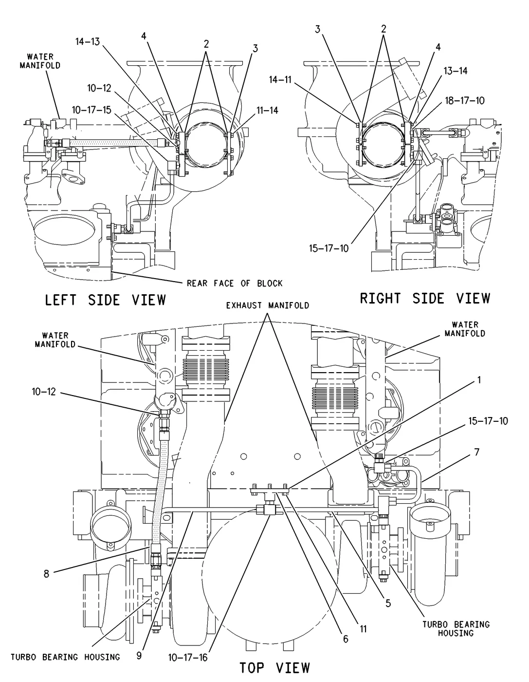 3516 · COOLING SYSTEM · 161-4087 CAT parts diagram