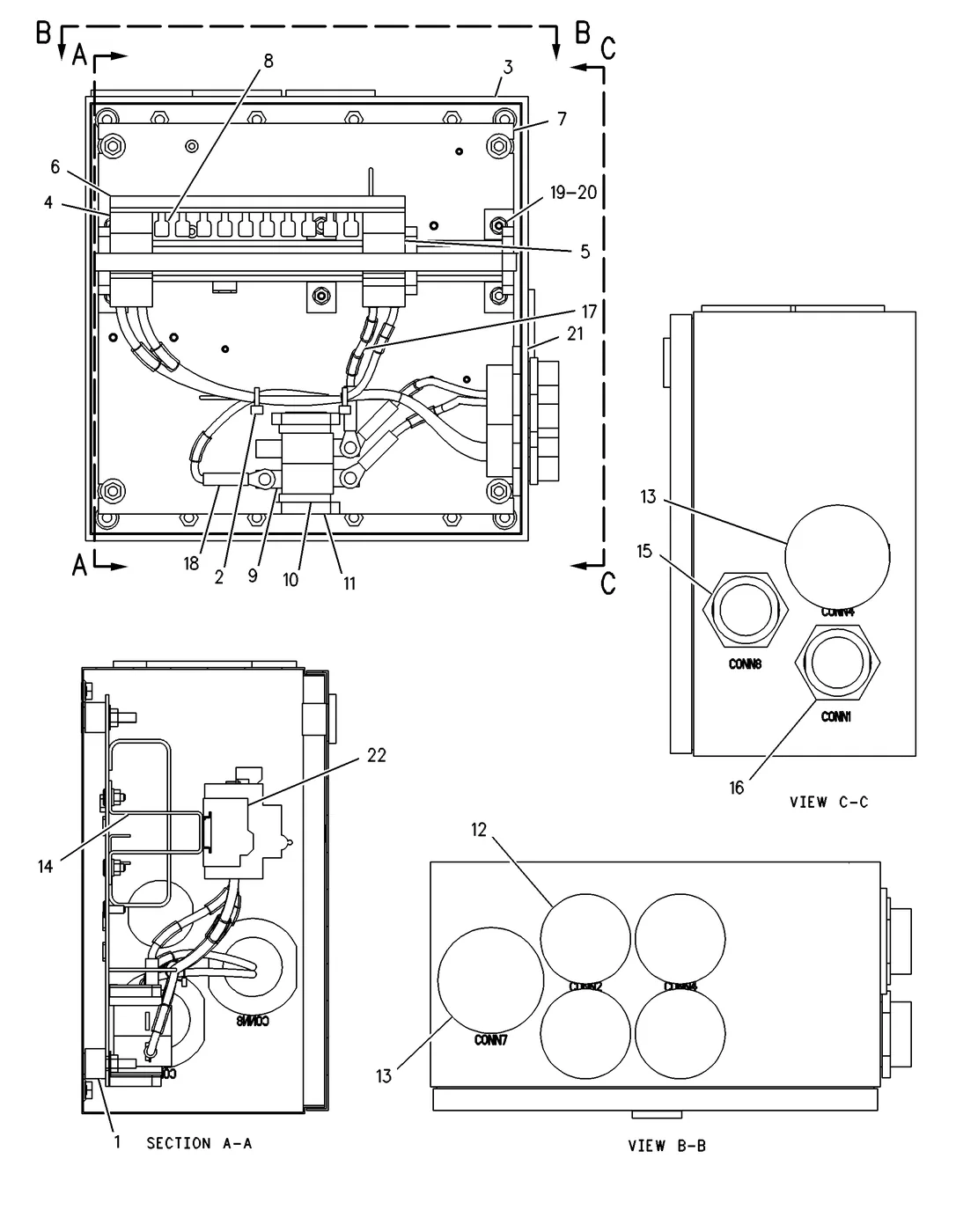 3516 · ELECTRICAL AND STARTING SYSTEM · 133-6463 CAT parts diagram