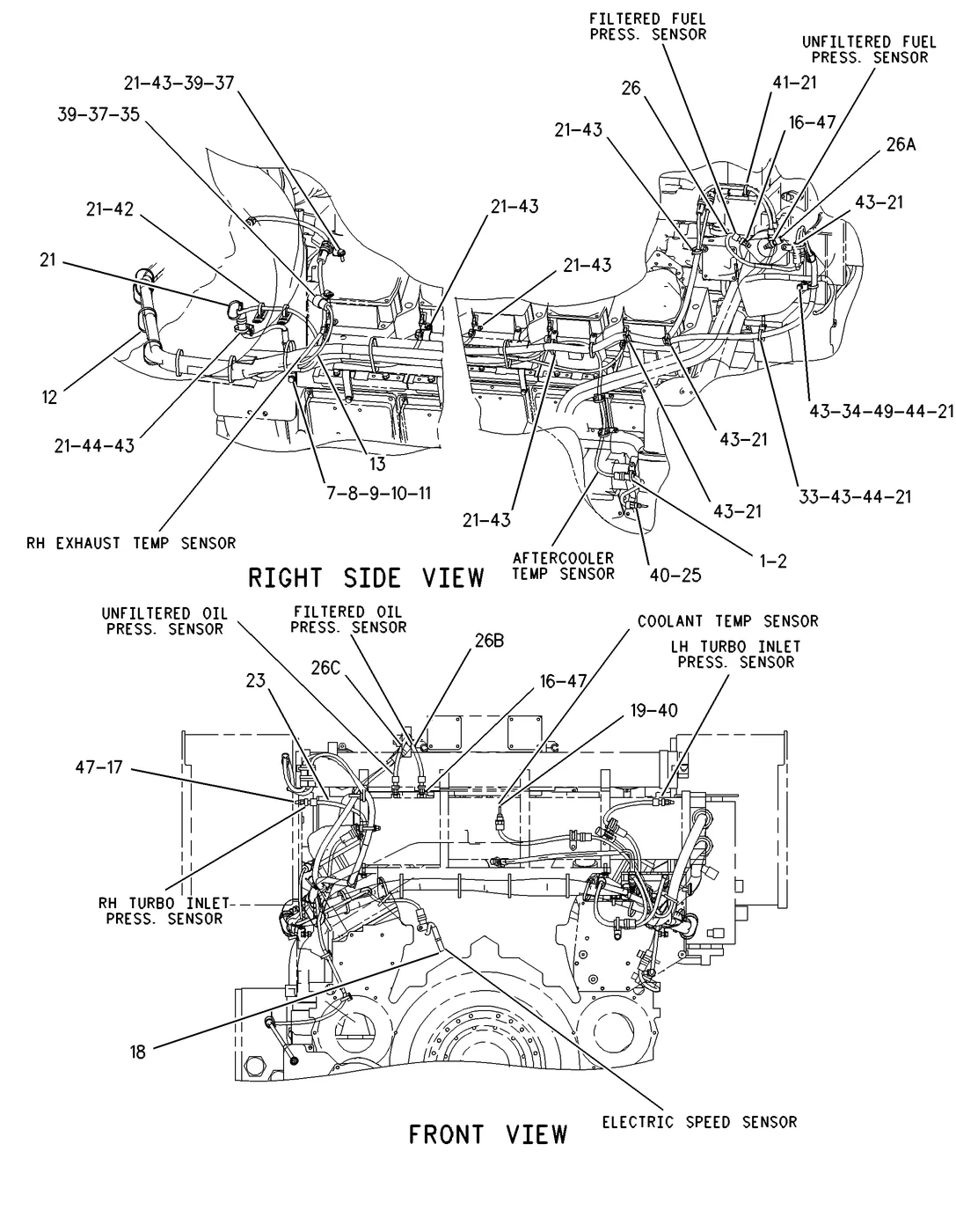 3516 · ELECTRICAL AND STARTING SYSTEM · 152-0486 CAT parts diagram