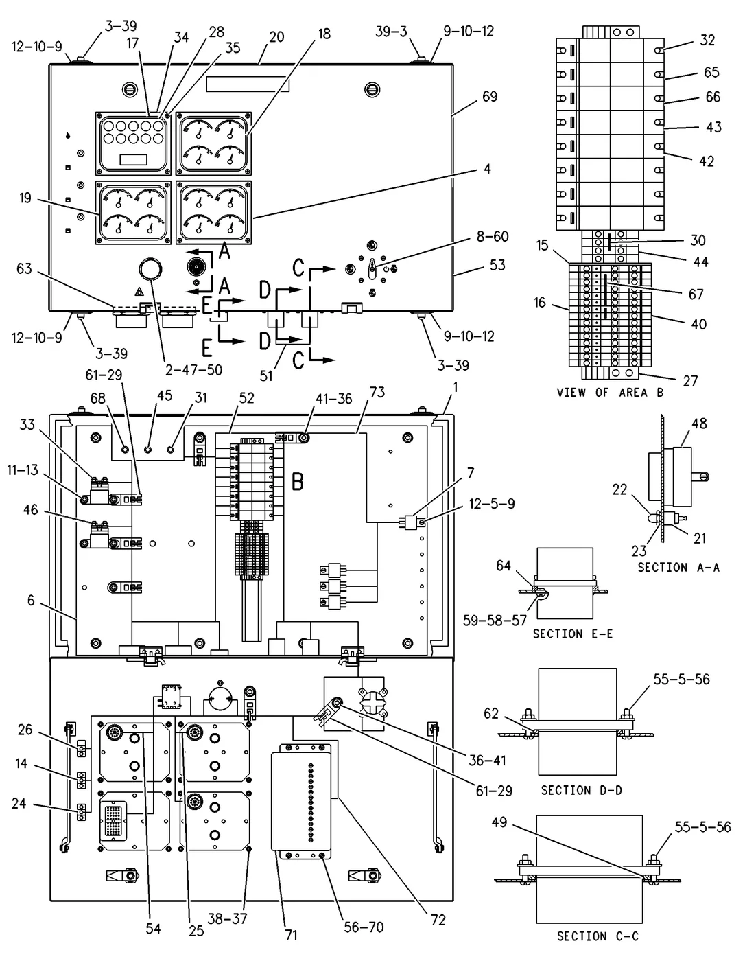 3516 · OPERATOR STATION · 126-7156 CAT parts diagram
