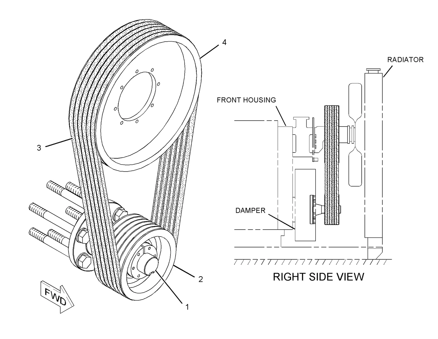 3516B · BASIC ENGINE · 281-6139 CAT parts diagram