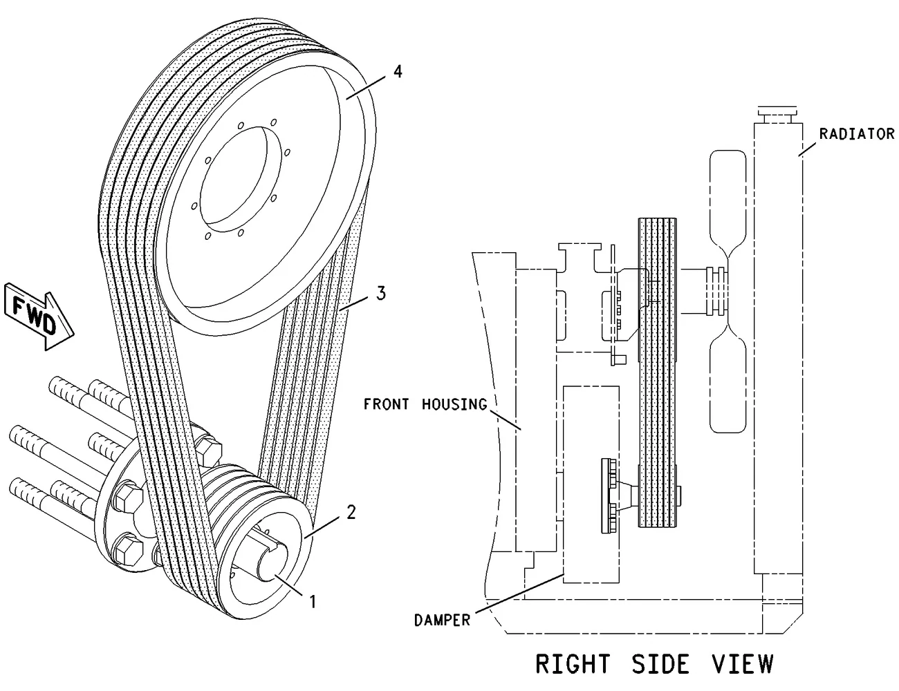 3516B · BASIC ENGINE · 281-6139 CAT parts diagram