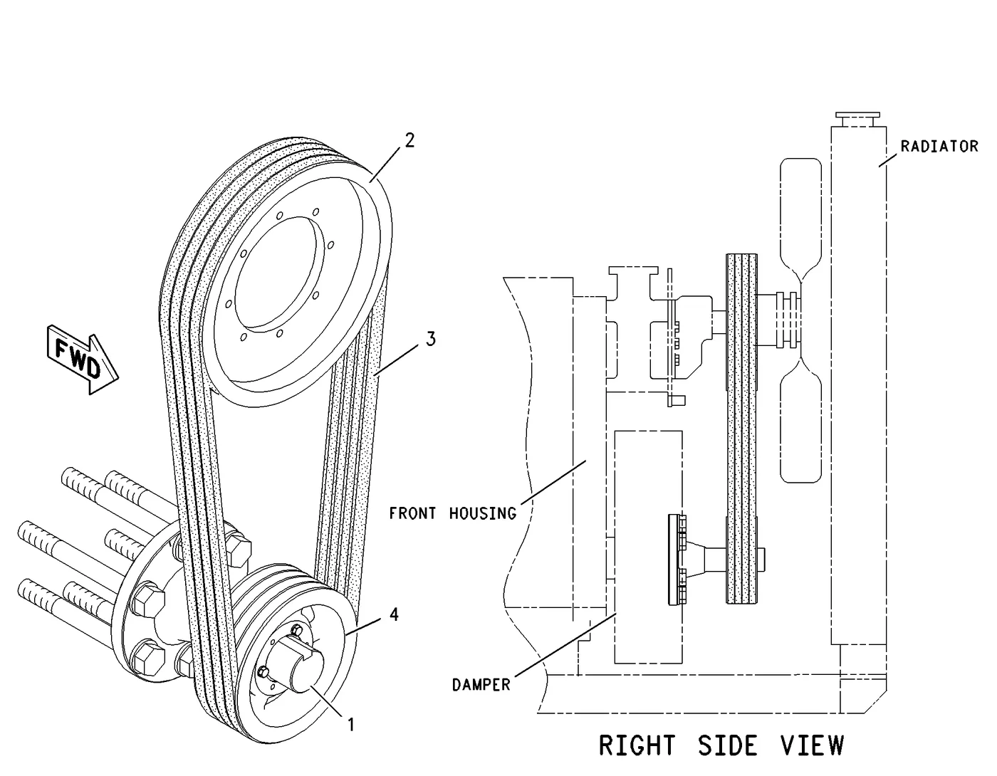 3516B · BASIC ENGINE · 281-6139 CAT parts diagram