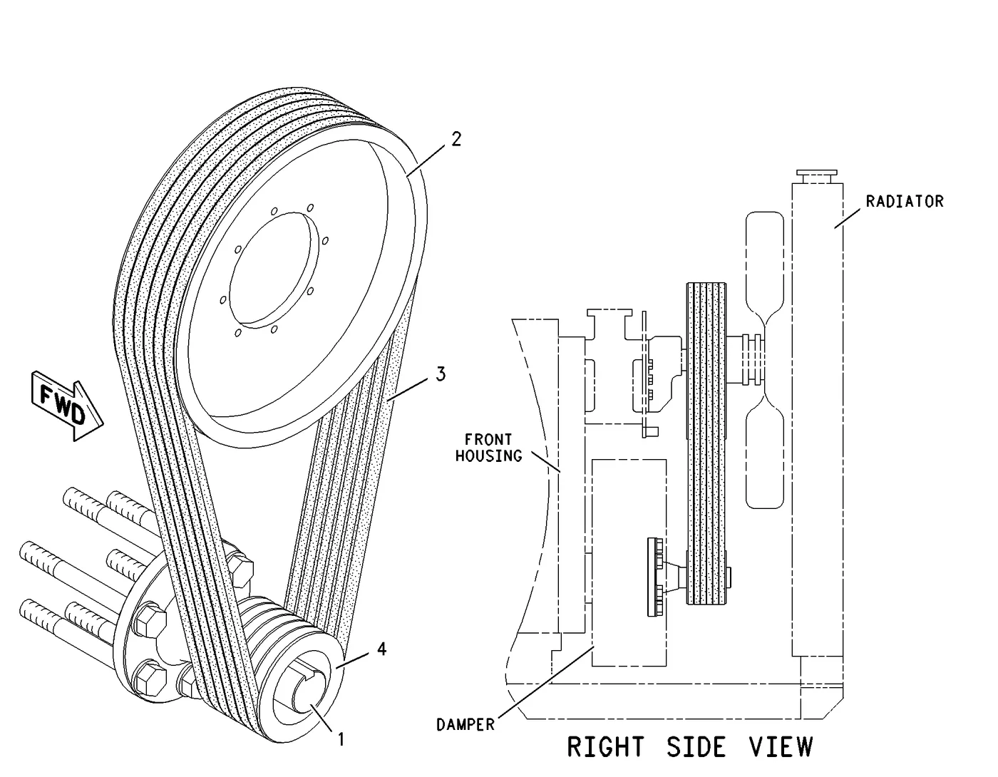 3516B · BASIC ENGINE · 281-6139 CAT parts diagram