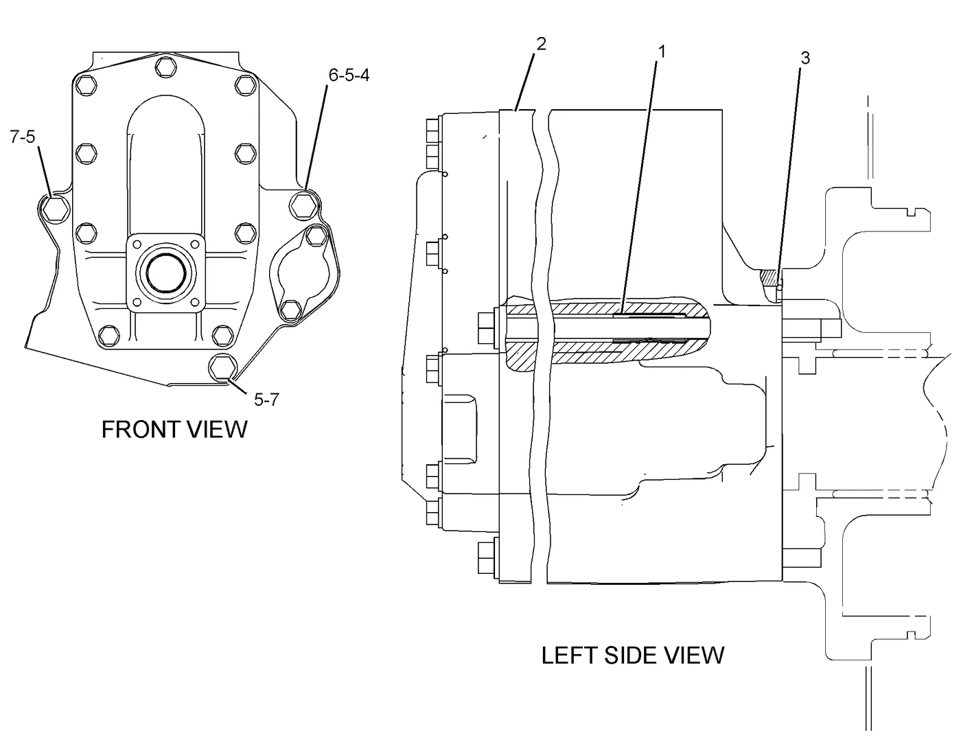 3516B · LUBRICATION SYSTEM · 106-9873 CAT parts diagram