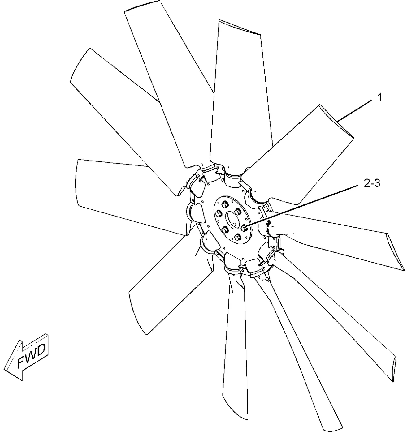 3516B · COOLING SYSTEM · 235-2324 CAT parts diagram