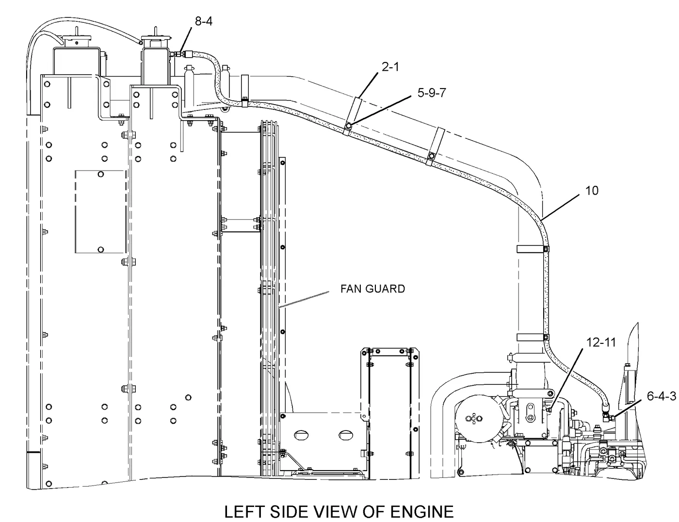 3516B · BASIC ENGINE · 160-5910 CAT parts diagram
