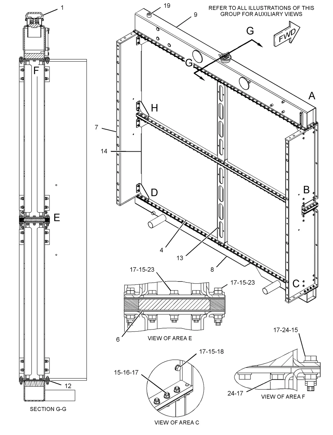 3516B · COOLING SYSTEM · 256-6852 CAT parts diagram