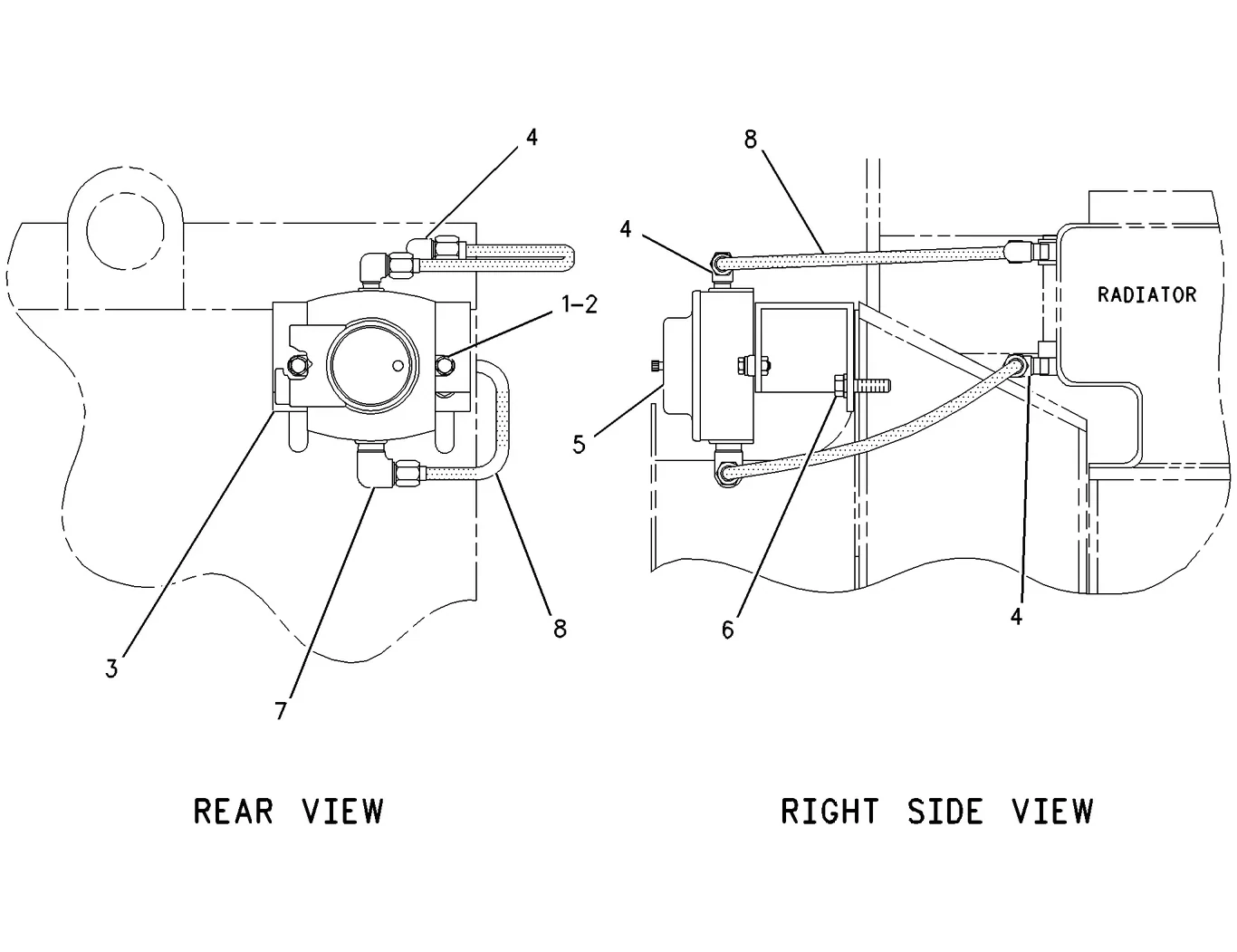 3516B · COOLING SYSTEM · 110-5959 CAT parts diagram