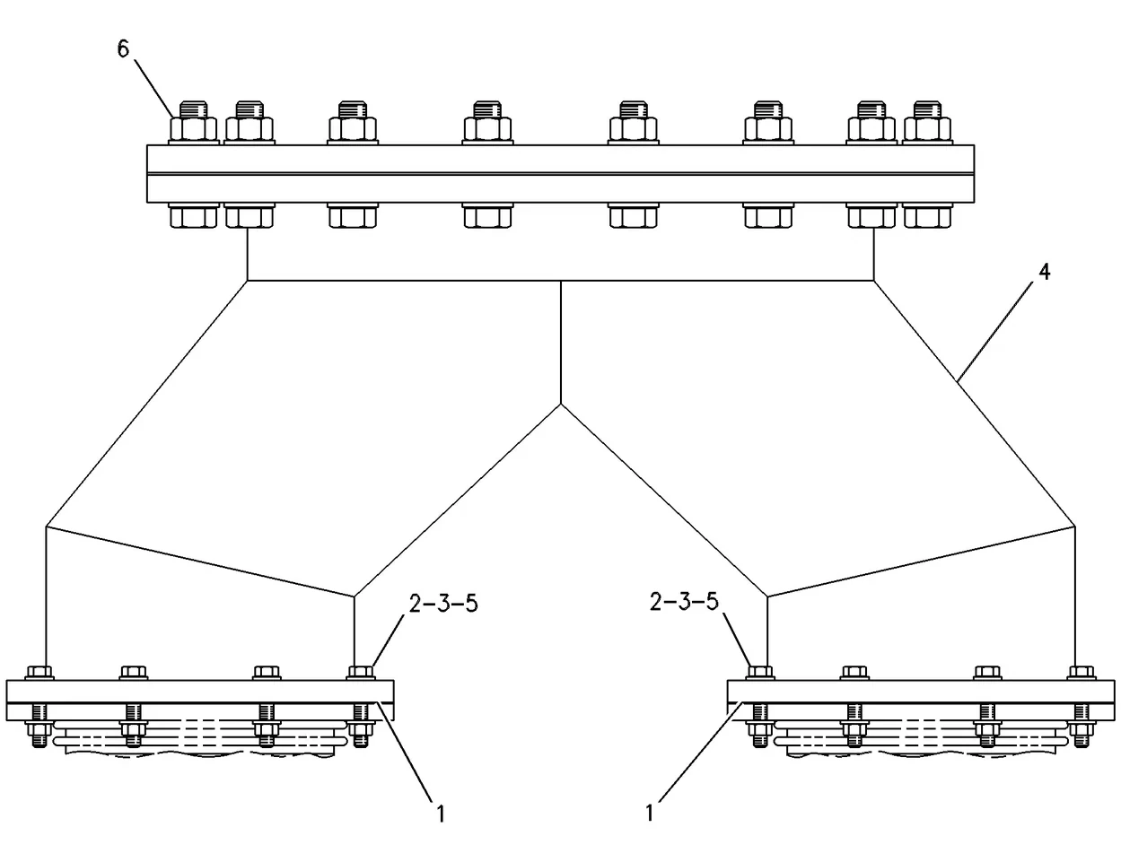 3516B · AIR INLET AND EXHAUST SYSTEM · 124-0104 CAT parts diagram