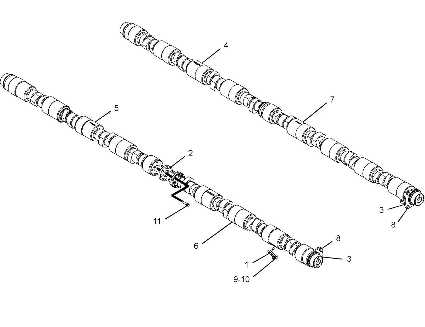 3516B · BASIC ENGINE · 231-9123 CAT parts diagram