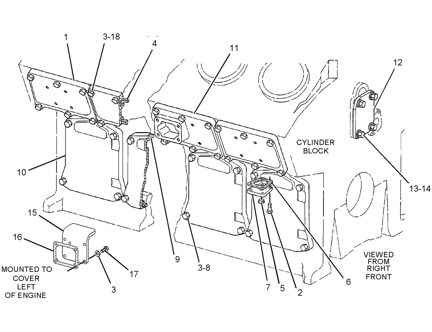 3516B · BASIC ENGINE · 121-3551 CAT parts diagram