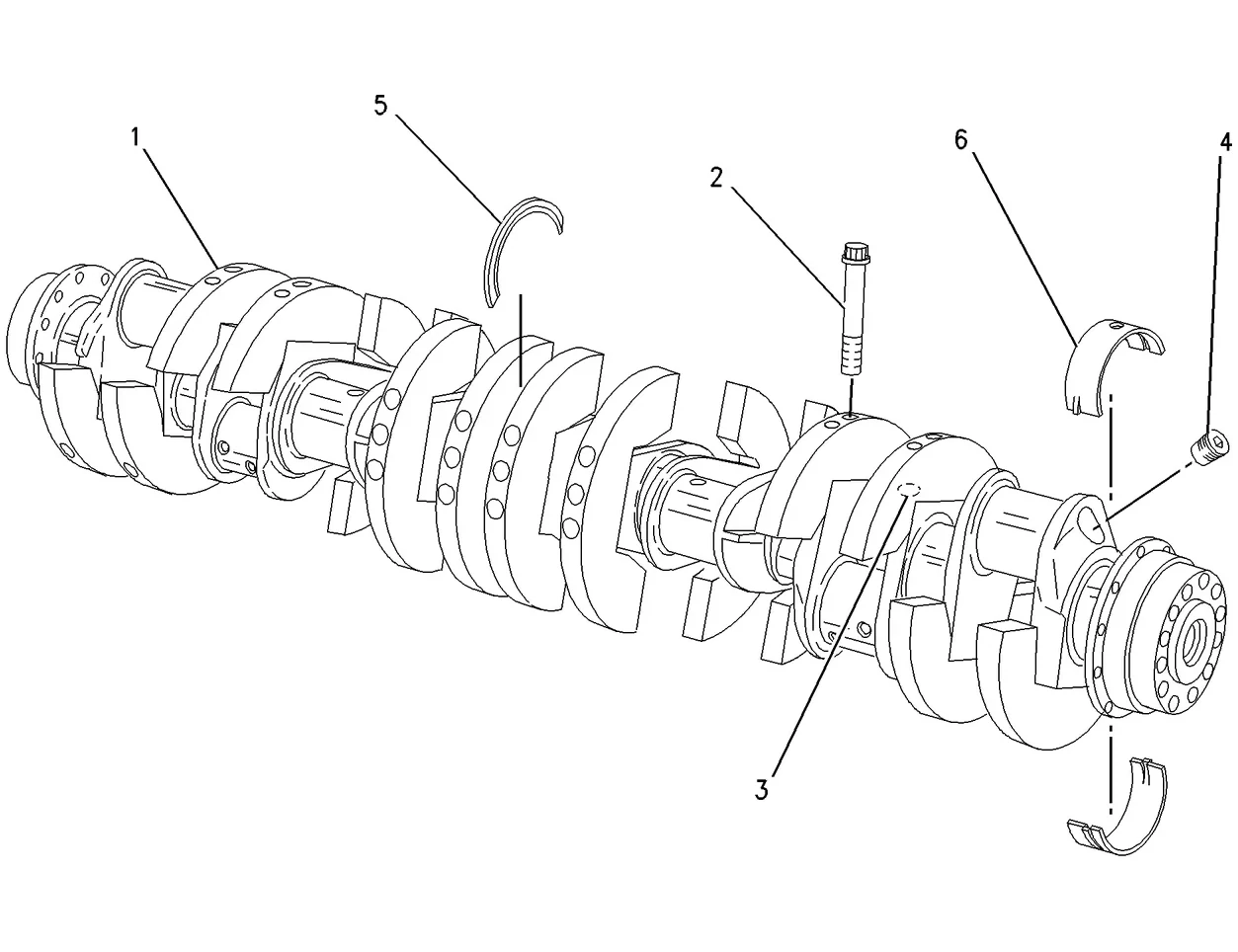 3516B · BASIC ENGINE · 128-6788 CAT parts diagram