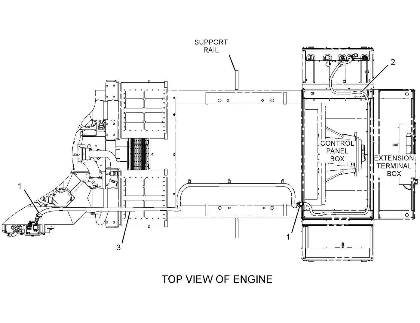 3516B · ELECTRICAL AND STARTING SYSTEM · 312-5094 CAT parts diagram