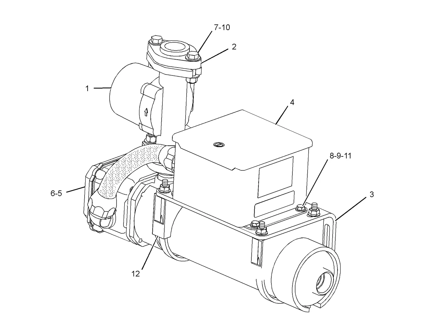 3516B · ELECTRICAL AND STARTING SYSTEM · 307-3264 CAT parts diagram