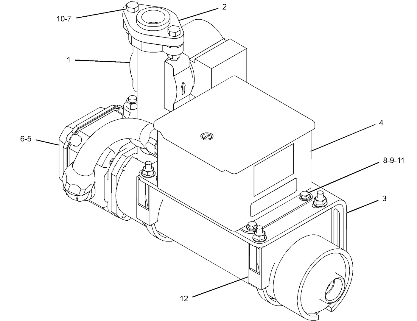3516B · ELECTRICAL AND STARTING SYSTEM · 307-3265 CAT parts diagram