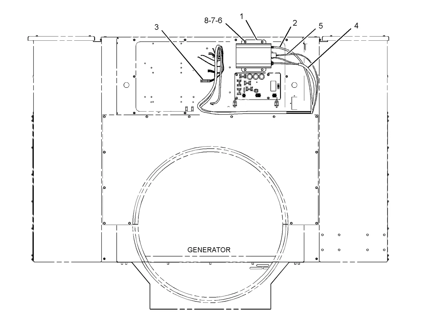 3516B · ELECTRICAL AND STARTING SYSTEM · 279-0867 CAT parts diagram