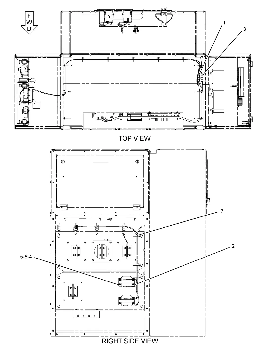 3516B · ELECTRICAL AND STARTING SYSTEM · 252-7374 CAT parts diagram