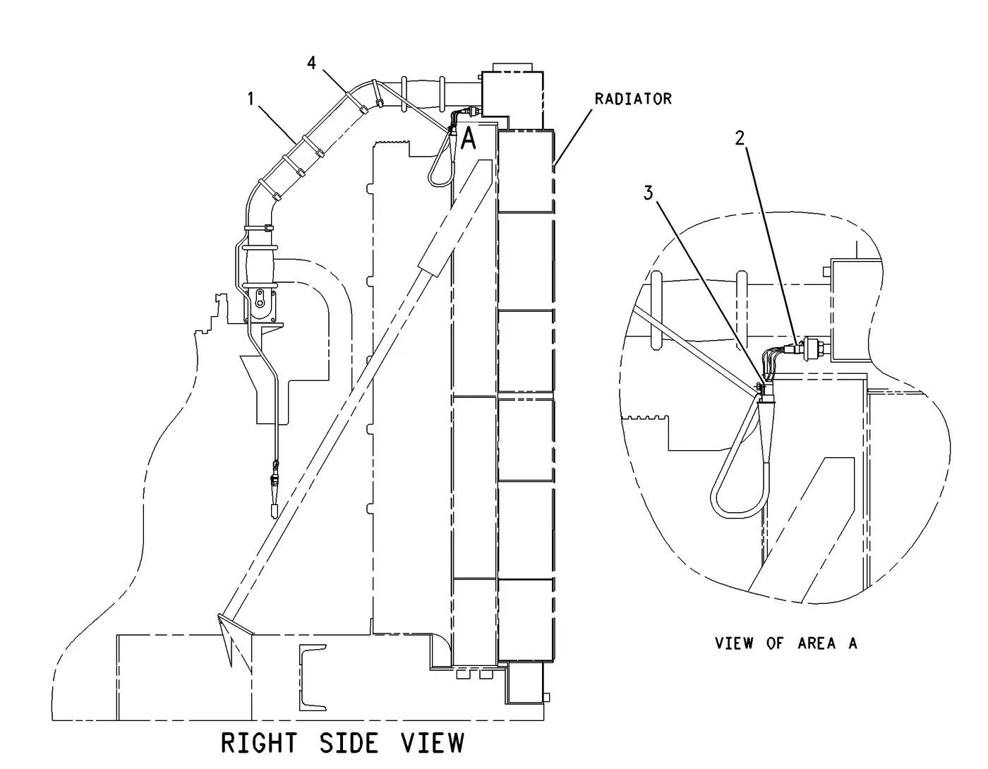3516B · ELECTRICAL AND STARTING SYSTEM · 121-3354 CAT parts diagram