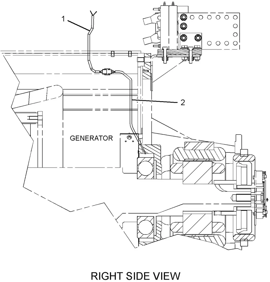 3516B · ELECTRICAL AND STARTING SYSTEM · 326-8059 CAT parts diagram
