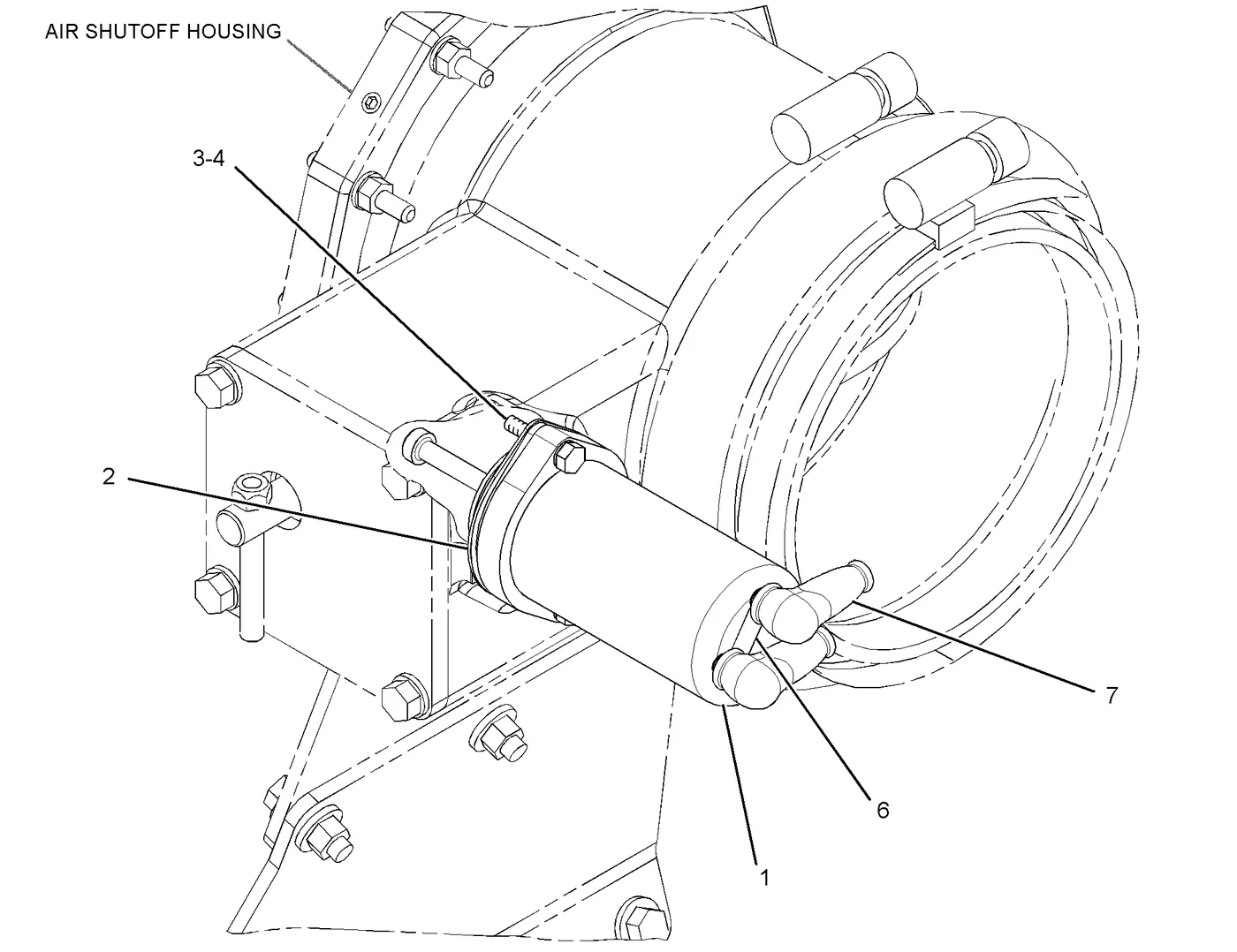 3516B · ELECTRICAL AND STARTING SYSTEM · 208-0823 CAT parts diagram