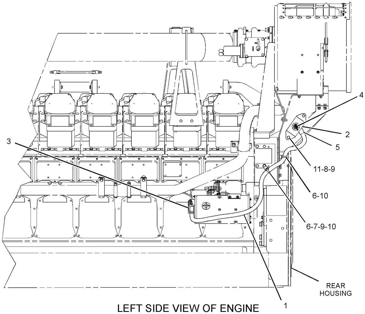 3516B · ELECTRICAL AND STARTING SYSTEM · 240-0740 CAT parts diagram
