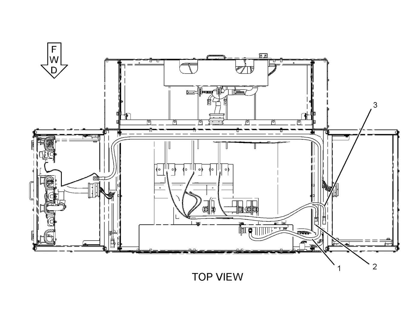 3516B · ELECTRICAL AND STARTING SYSTEM · 278-4899 CAT parts diagram