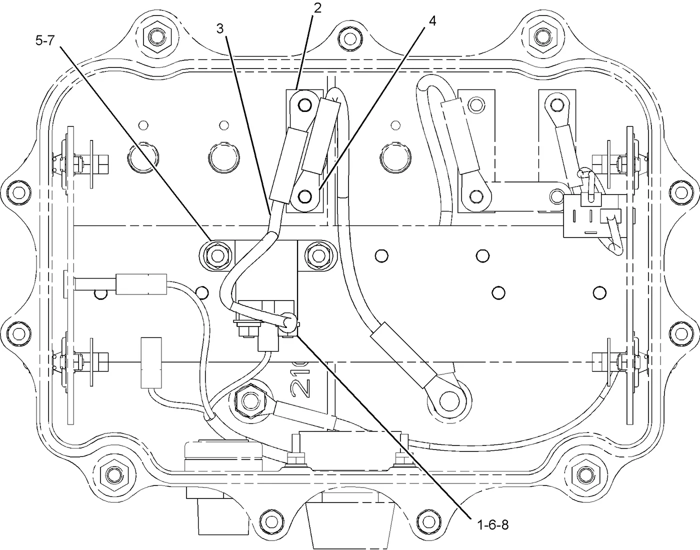 3516B · ELECTRICAL AND STARTING SYSTEM · 311-8110 CAT parts diagram