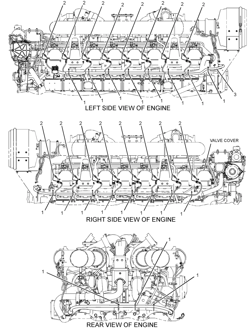 3516B · ELECTRICAL AND STARTING SYSTEM · 292-8602 CAT parts diagram