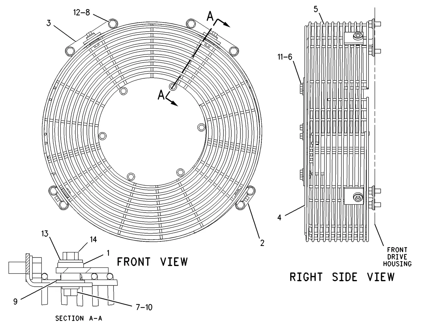 3516B · BASIC ENGINE · 197-9052 CAT parts diagram