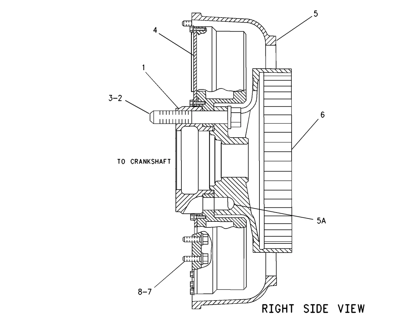 3516B · COOLING SYSTEM · 197-9064 CAT parts diagram