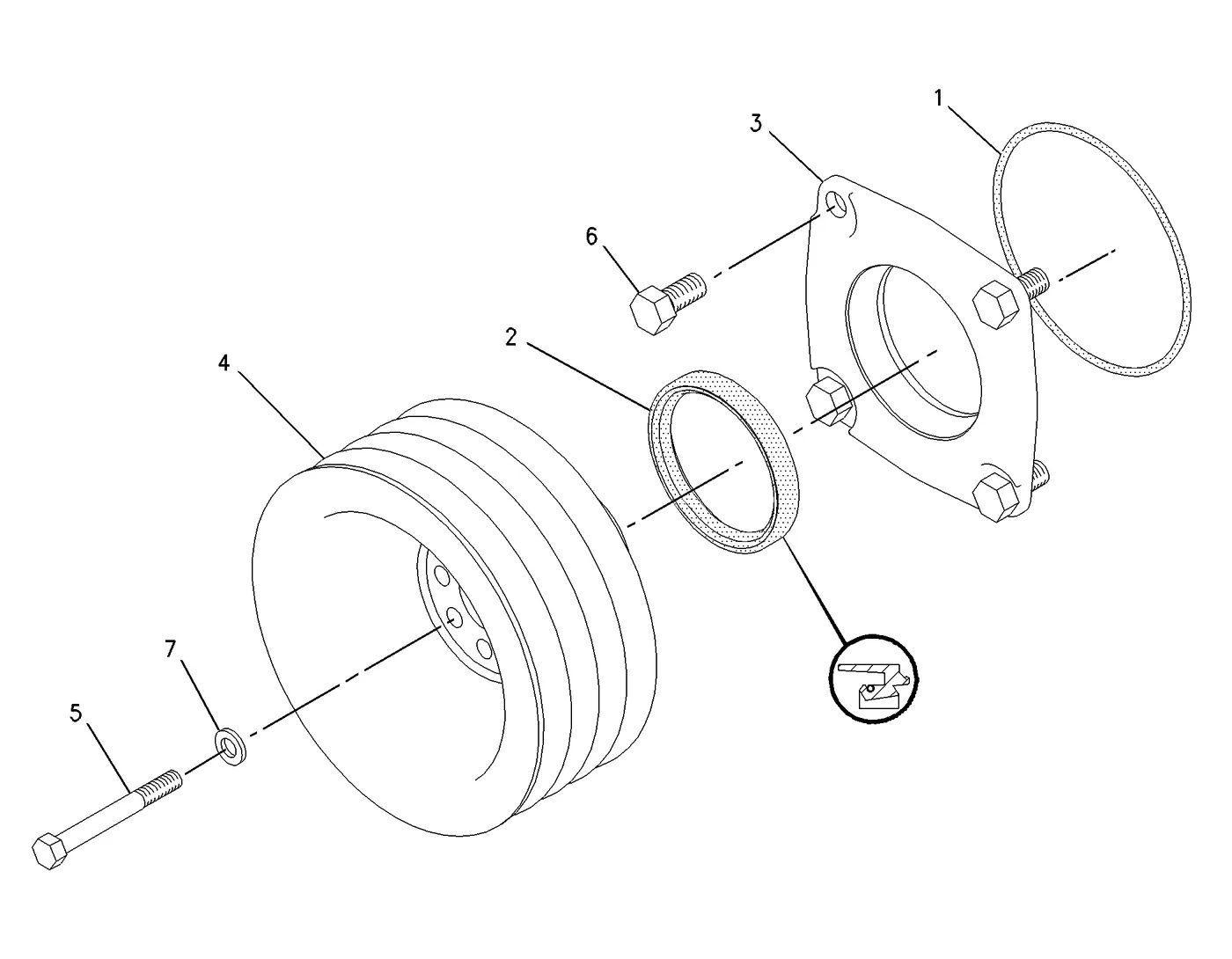 3516B · COOLING SYSTEM · 291-4311 CAT parts diagram