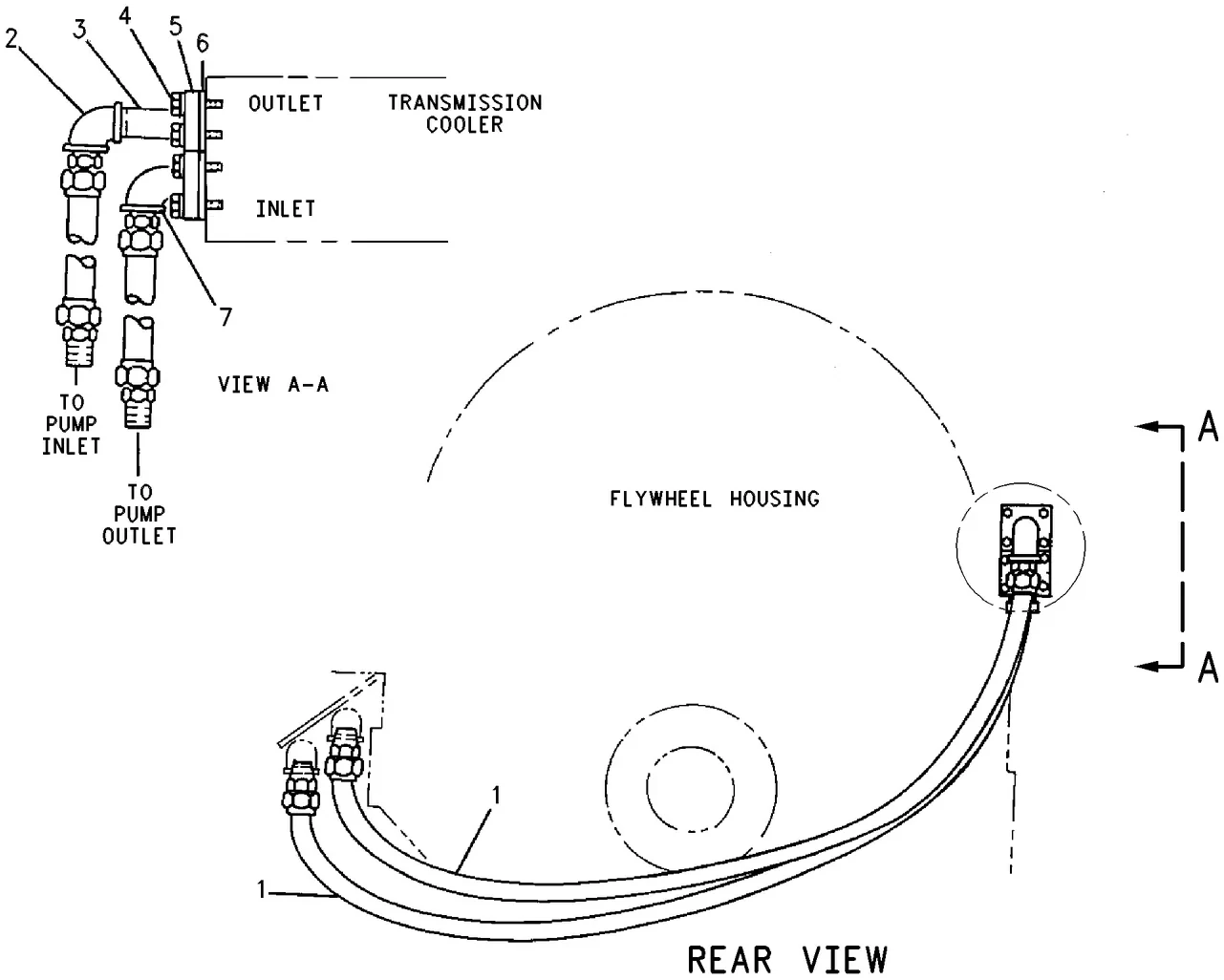 3516B · COOLING SYSTEM · 143-5171 CAT parts diagram