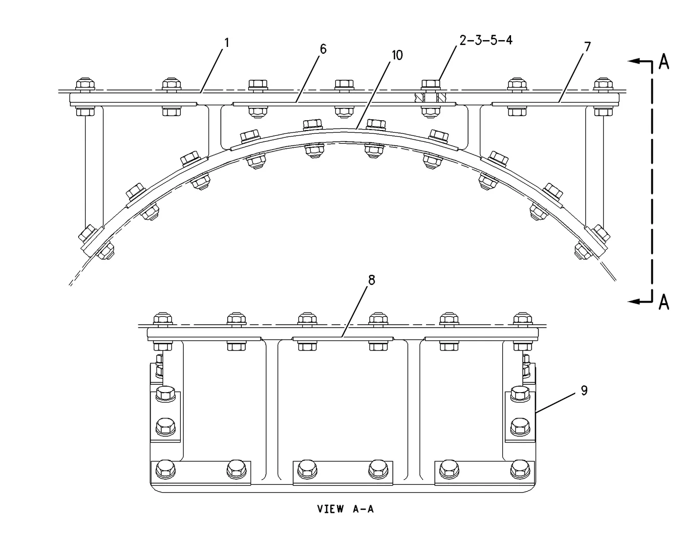 3516B · AIR INLET AND EXHAUST SYSTEM · 031-4155 CAT parts diagram