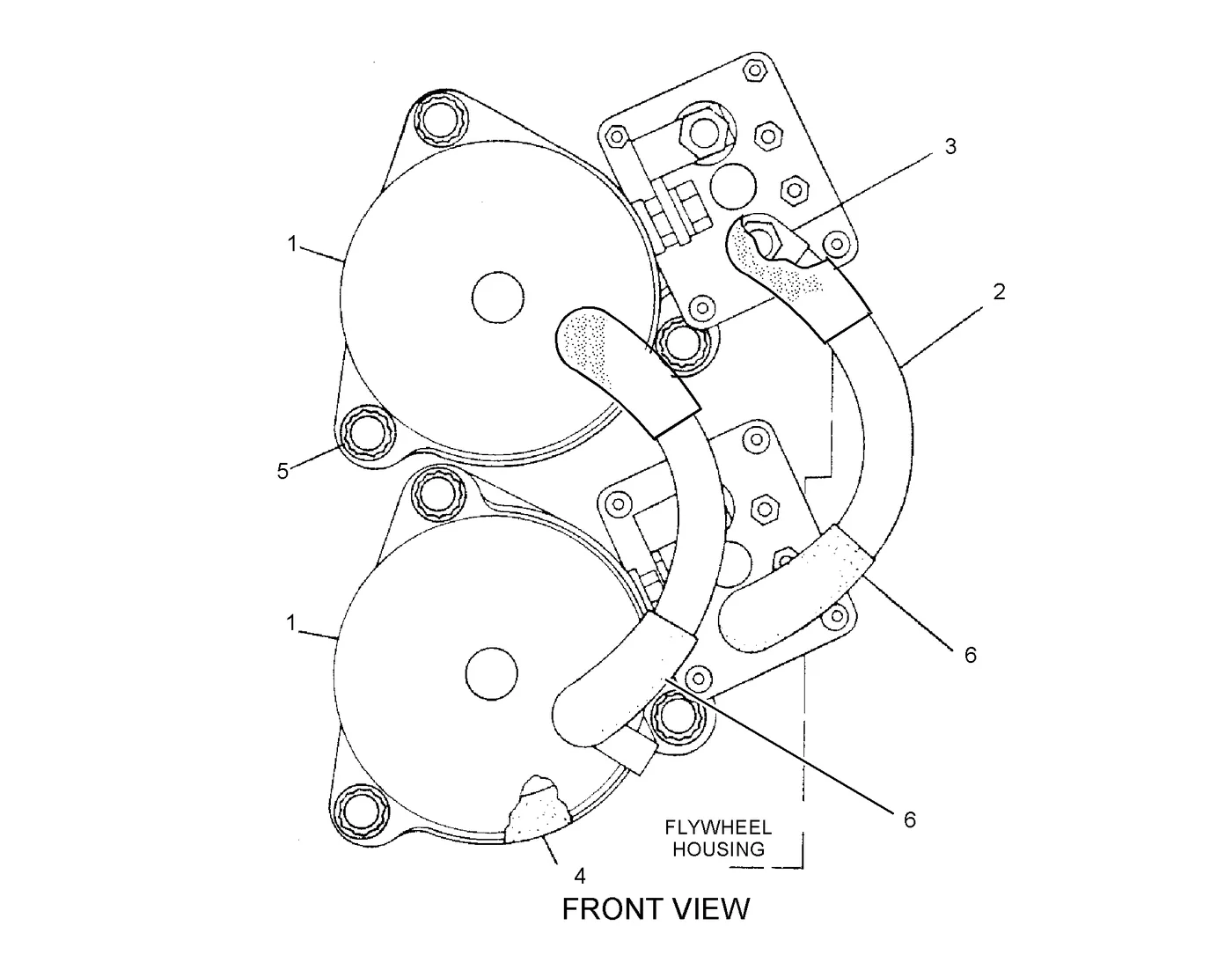 3516B · ELECTRICAL AND STARTING SYSTEM · 207-1562 CAT parts diagram
