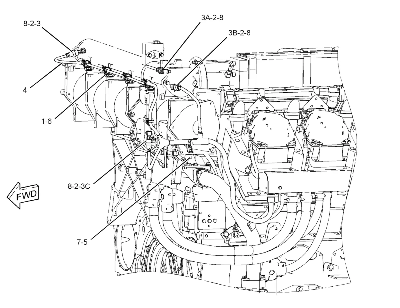 3516B · ELECTRICAL AND STARTING SYSTEM · 253-6137 CAT parts diagram